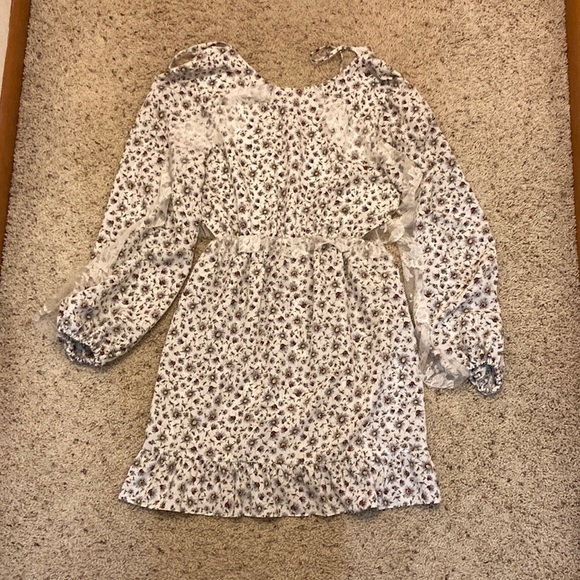 Topshop ditzy floral lace detailed dress - Picture 3 of 5